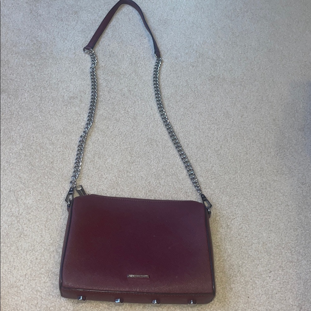 Burgundy Rebecca Minkoff crossbody